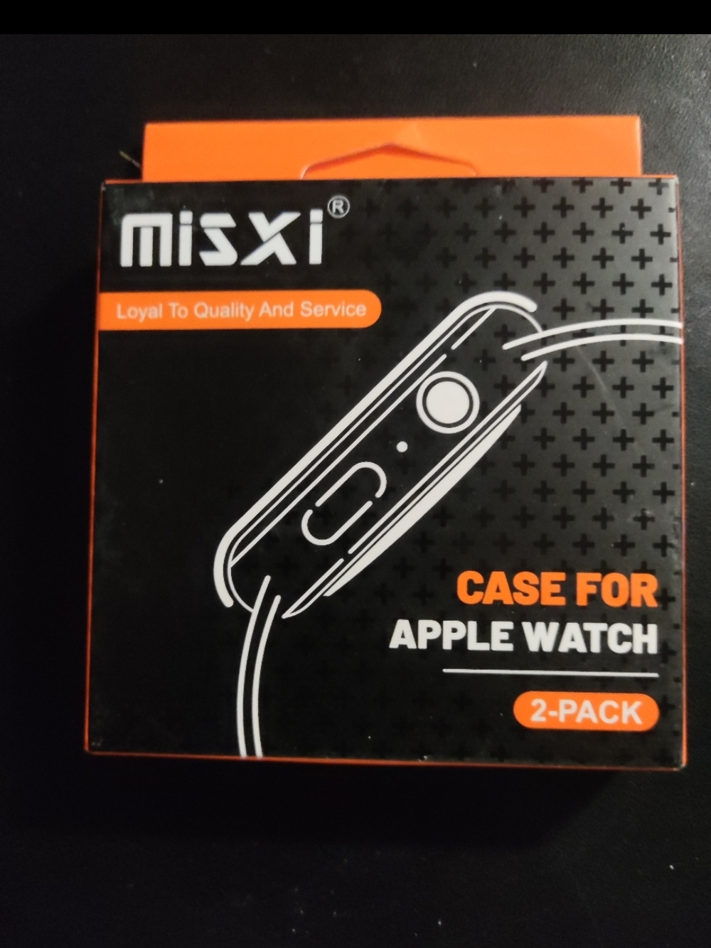 ISSI Black and Orange Retail Packaging for Watch Case